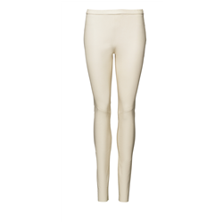 Lynn pants, Leather Stretch, Beige