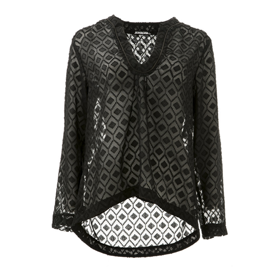 Jordan Blouse Burn out Black.jpg