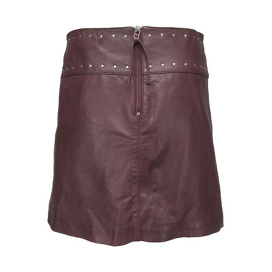 2Hope Skirt, Wine red backside.jpg